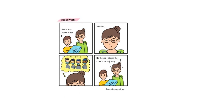 Artist Mom Illustrates Comics About Home Life And Work Life During The Pandemic