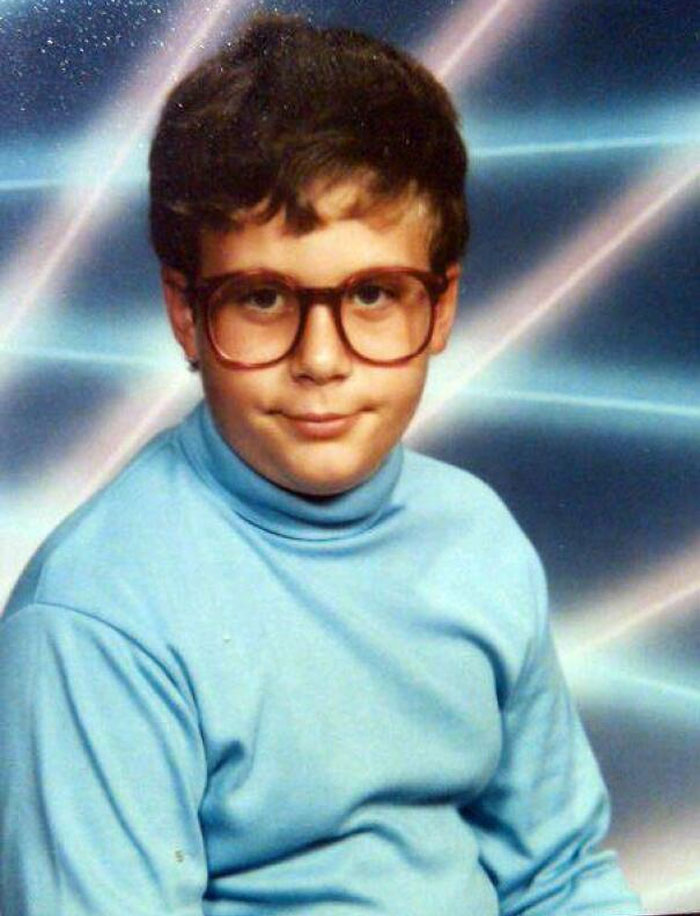 Me, Circa 1991. My Mom Let Me Get The Laser Background. I Am So Proud Of This Pic!