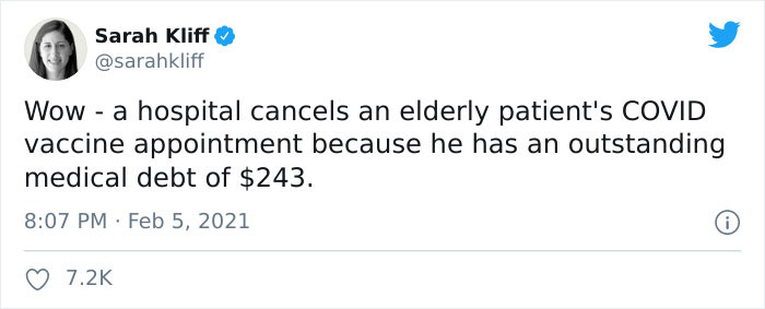 Elderly Man Is Denied A COVID Vaccine Because Of His $243 Medical Debt - This Journalist Steps In And Gets Things Right