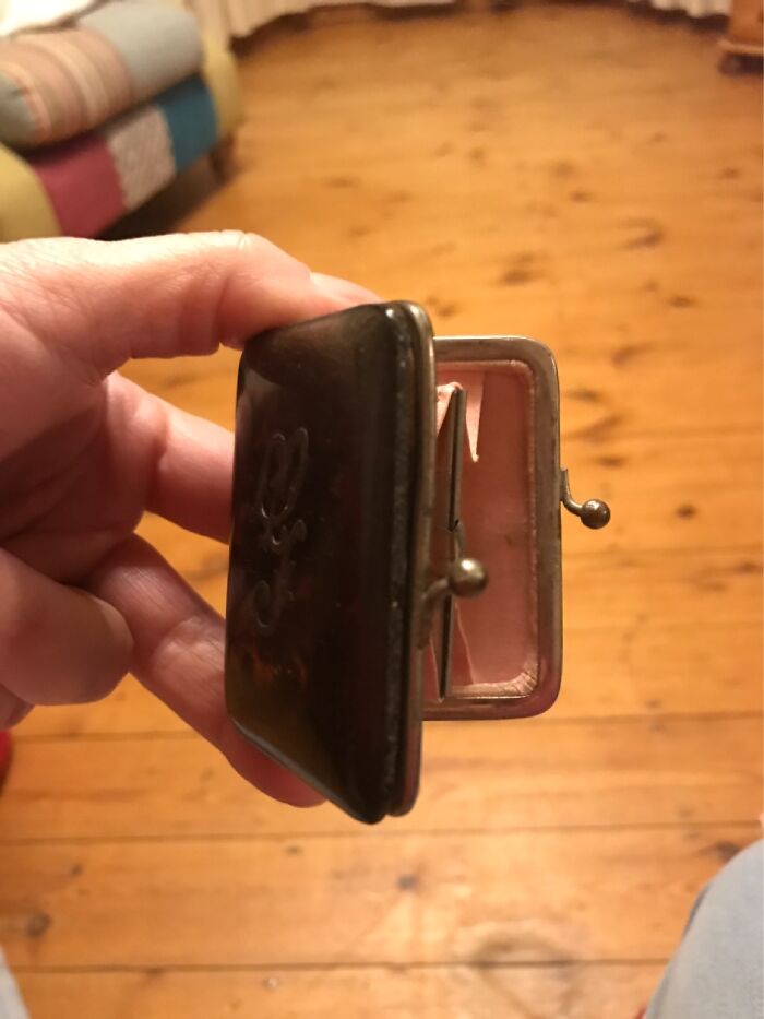 This Is A Small Change Purse My Great-Granddad Bought His Girlfriend.