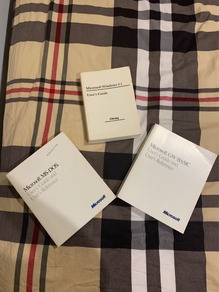 Some Original Manuals For Ms-Dos And Gw-Basic (Plus Windows 3.1) All For $15