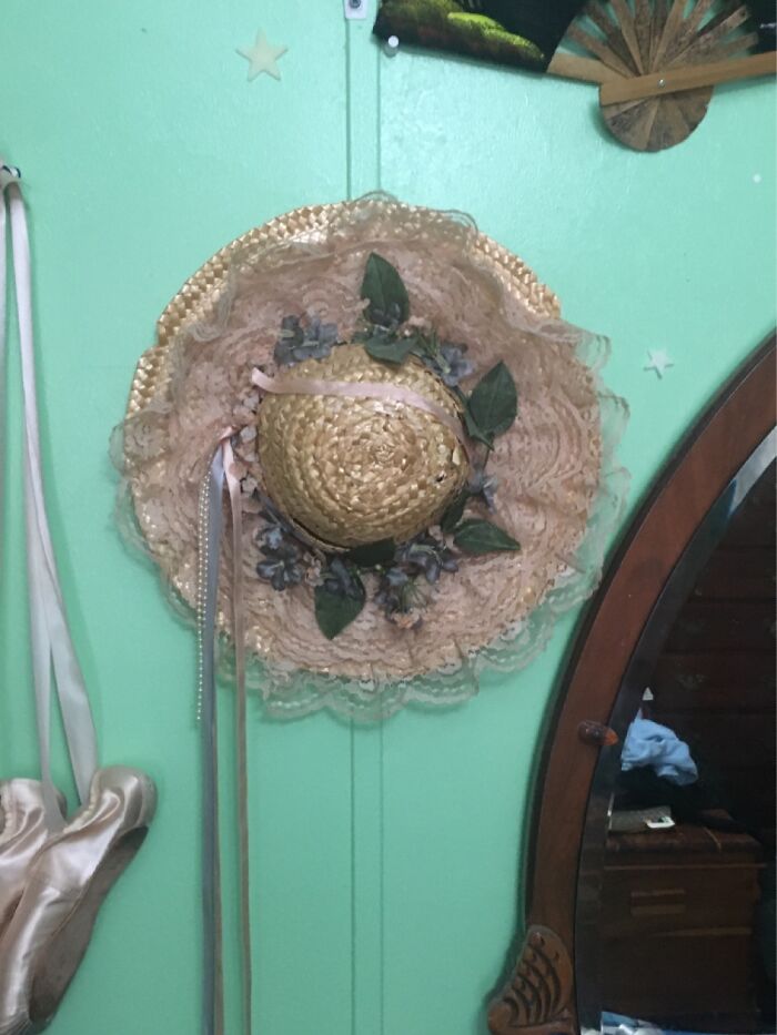 A Sunhat My Great-Grandmother Gave To Me, Not Sure How Old It Is, Just Remember Her Wearing It