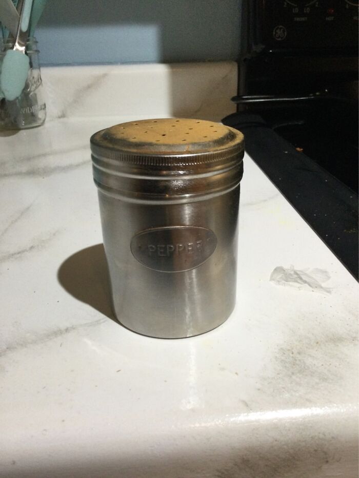 The Converted Cinnamon Sugar Shaker We’ve Used Since I Was Born. Only Heirloom I Asked For.