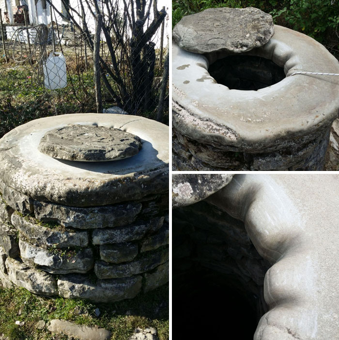 An Old Well In A Village In Permet. It Must Have Taken A Long Time For The Grooves To Appear