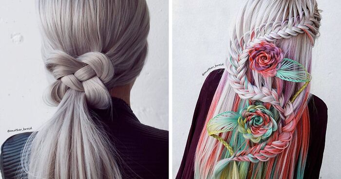 The Best 30 Hair Braid Styles From A Self-Taught Artist That Any Rapunzel  Would Love | Bored Panda