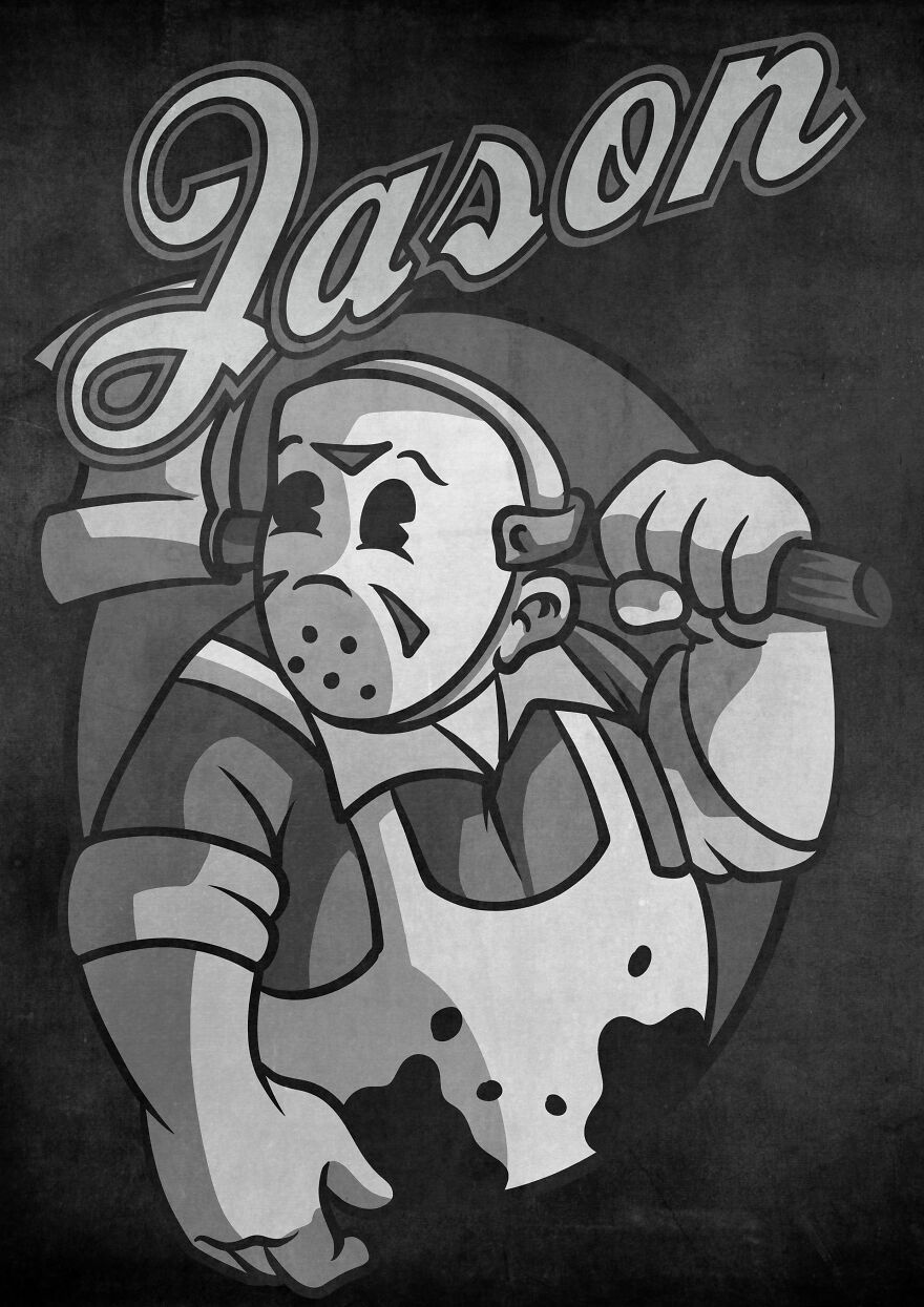 We Make Today's Characters In 30's Cartoon Style