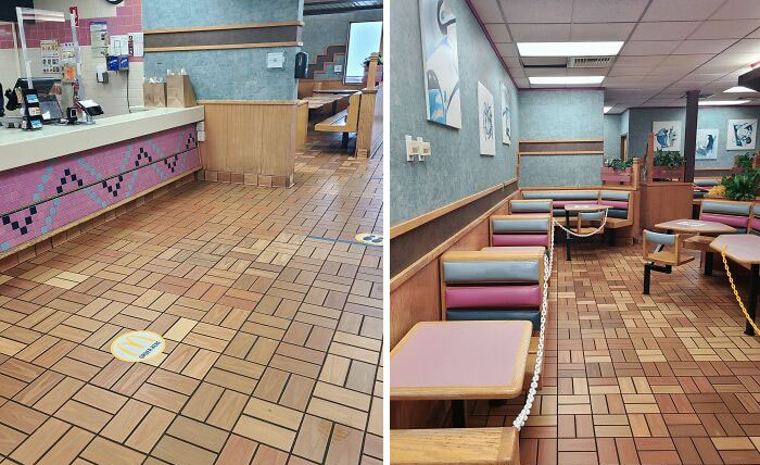 This Mcdonalds Hasn't Been Renovated Since The 80's/90's