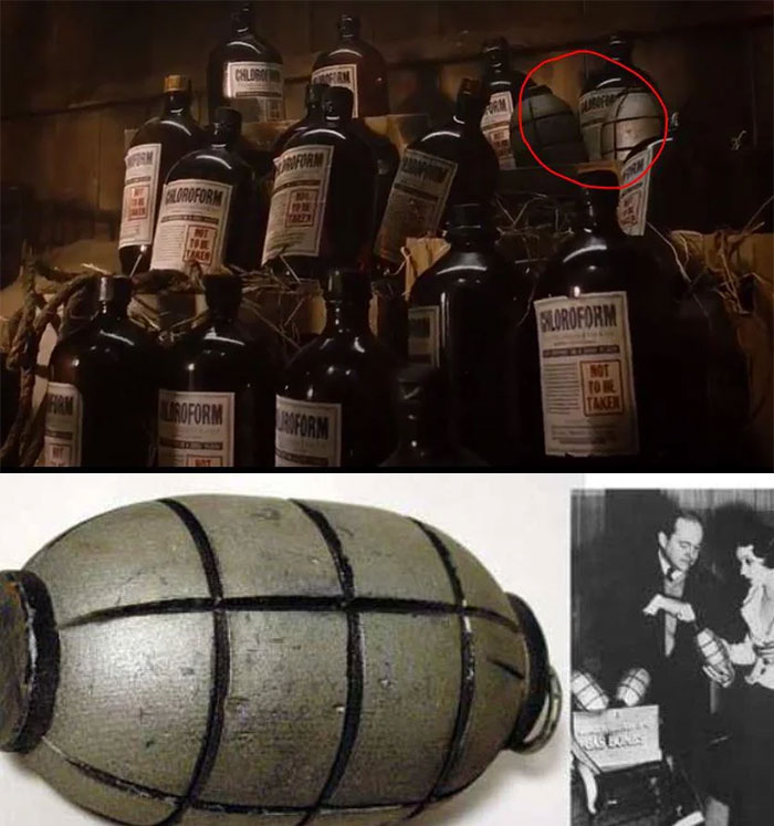 In King Kong (2005) At Around 25:00 The Gas Bombs Used In The 1933 Original Can Be Seen Amongst The Chloroform Bottles
