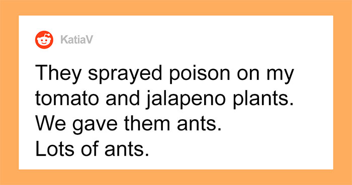 Jerk Neighbors Pour Poison Over Couple’s Tomatoes, Couple Unleash An Ant Army On Them