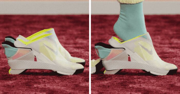 Disability Design For The Win!": Here Are Nike's New Sneakers That Require  No Hands | Bored Panda