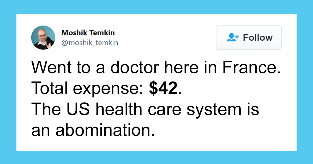 72 People Compare Healthcare In The US Vs. Other Countries, Say The US Has A Lot To Learn - Vimarsana News