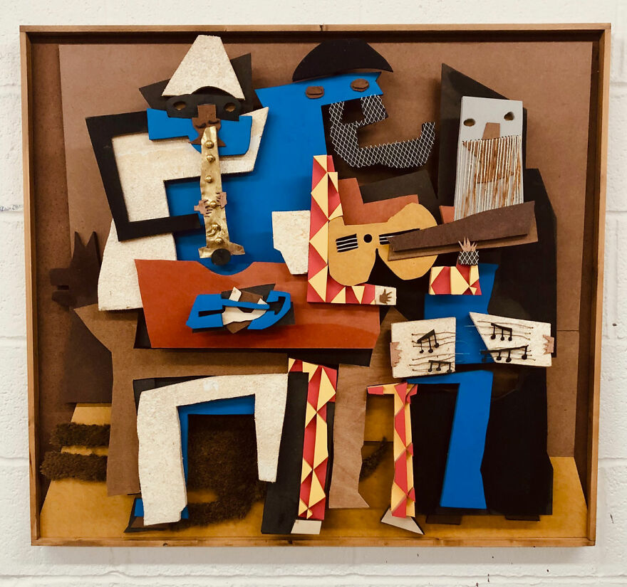 Transforming Pablo Picasso’s Painting Into A 3D Sculptural Assemblage Transforming Pablo Picasso’s Painting Into A 3D Sculptural Assemblage