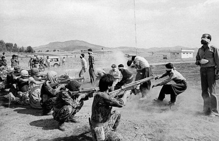1980 "Pelotón de fusilamiento en Irán"