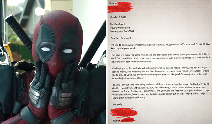 A Fan Wrote A Letter To Deadpool And Ryan Reynolds Shares His ‘Response’ After 5 Years