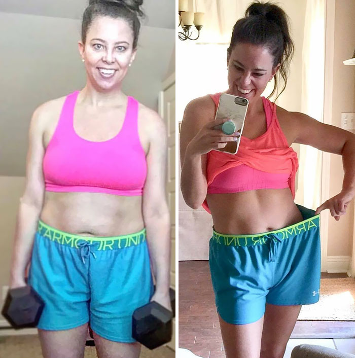 In Case You Didn’t Know... The Scale Is A Liar! There Is Exactly A One Pound Difference Between These Two Pictures. One Pound