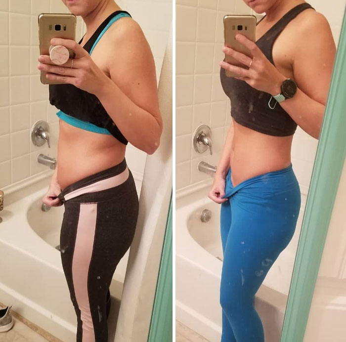 January 2020 To August 2020. Same Weight. Scales Are Infuriating