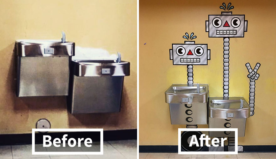 Robot Water Fountains