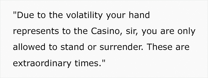 Redditor Explains How Pathetic Wall Street Millionaires Sound Right Now Using A Brilliant Casino Analogy