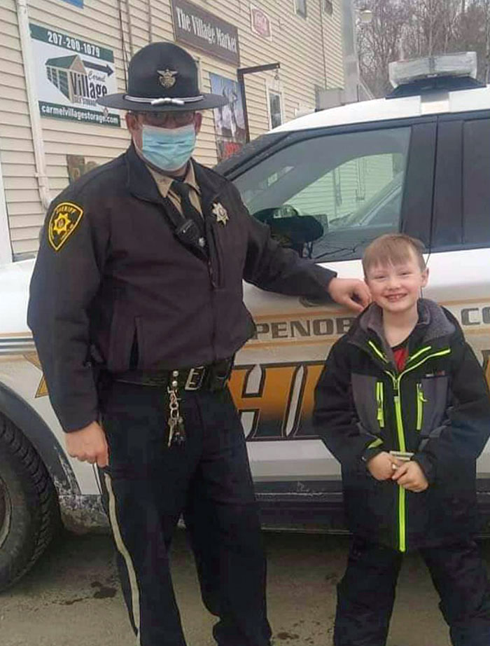 Boy Uses Bait Money To Buy Lunch For A Penobscot County Sheriff's Deputy