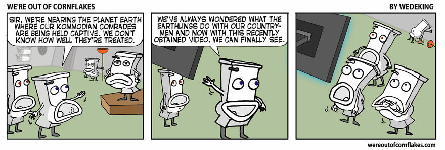 10 Hilarious "Alien" Comic Strips From "We're Out Of Cornflakes"