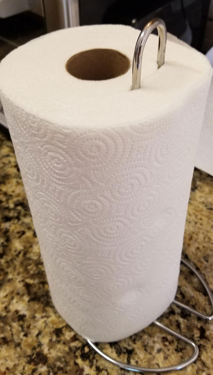 How My Brother Put The Paper Towel Roll Back