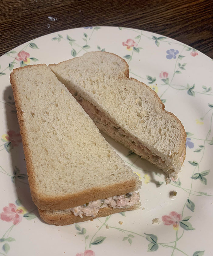 The Real Strain Of Quarantine Is Having To See Daily How My Husband Cuts His Sandwich