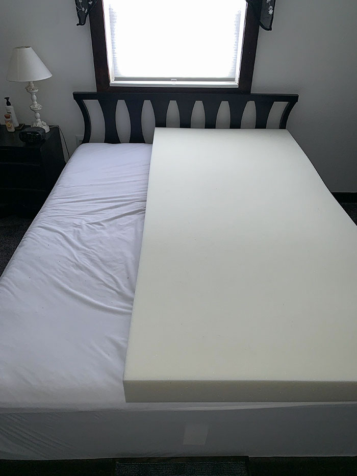 My Husband Bought Memory Foam For “His Side Of The Bed”