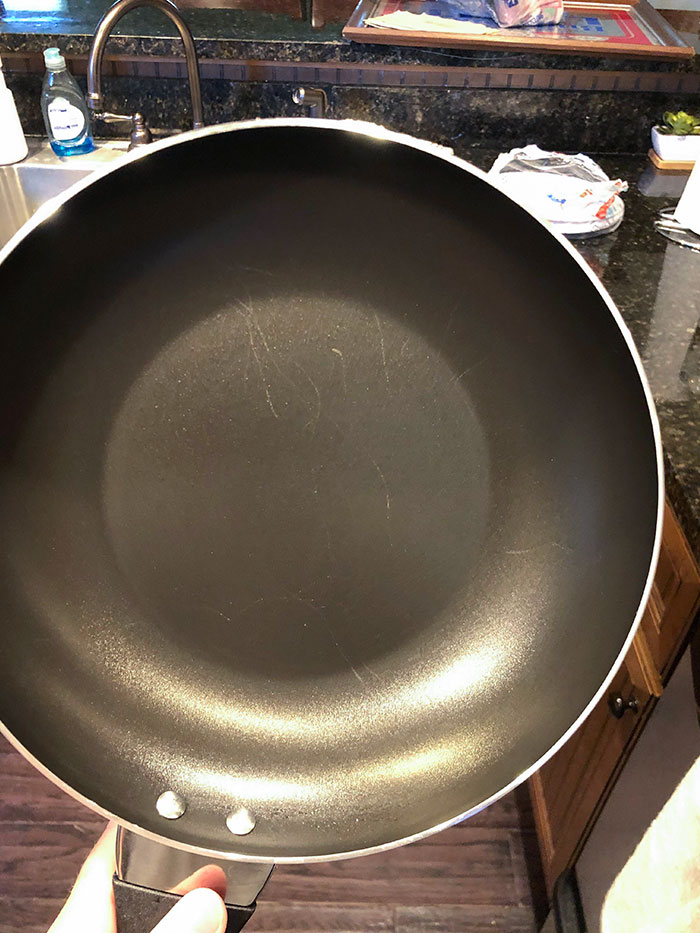 Less Than 2 Days After Moving In, One Of My Roommates Scratched My New, Non-Stick Pan With Metal Utensils
