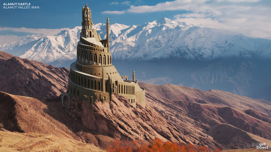 Estos diseñadores gráficos muestran el aspecto de 6 castillos asiáticos antes de caer en ruinas