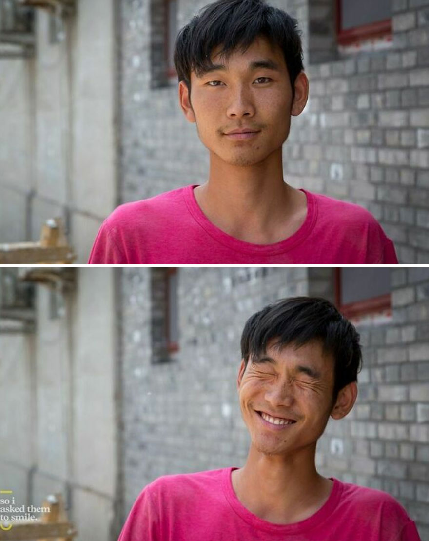 He Was Standing One Morning, Outside The Open Door To A Home In An Old Hutong Neighborhood, Near The Forbidden City In Beijing, China... So I Asked Him To Smile
