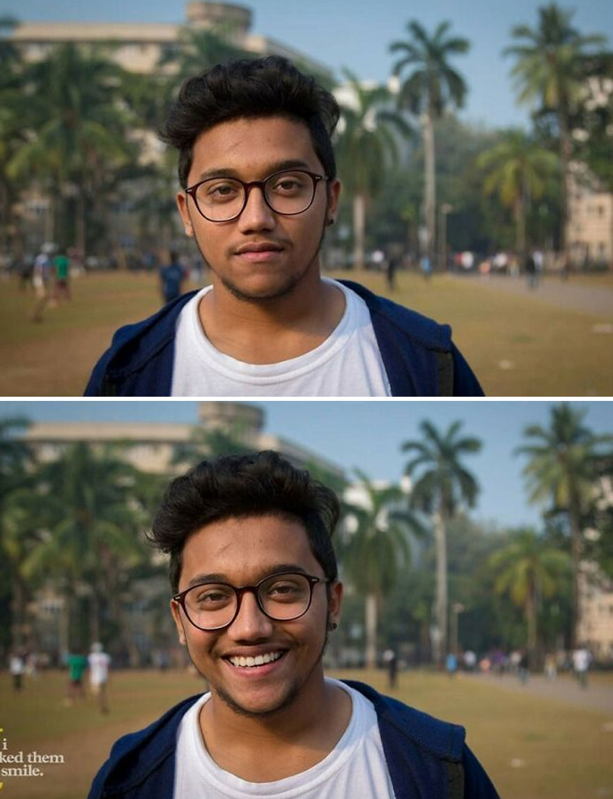 He Was Playing Cricket With Friends One Morning, In The Midst Of Countless Other Cricket Games Running Simultaneously In The Oval Maidan Park In Mumbai, Maharashtra, India... So I Asked Him To Smile