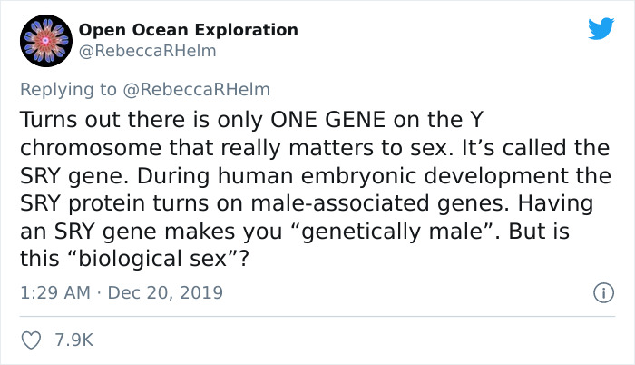 Biology Professor Explains What “Biological Sex” Really Means, Starts A Heated Debate On Twitter