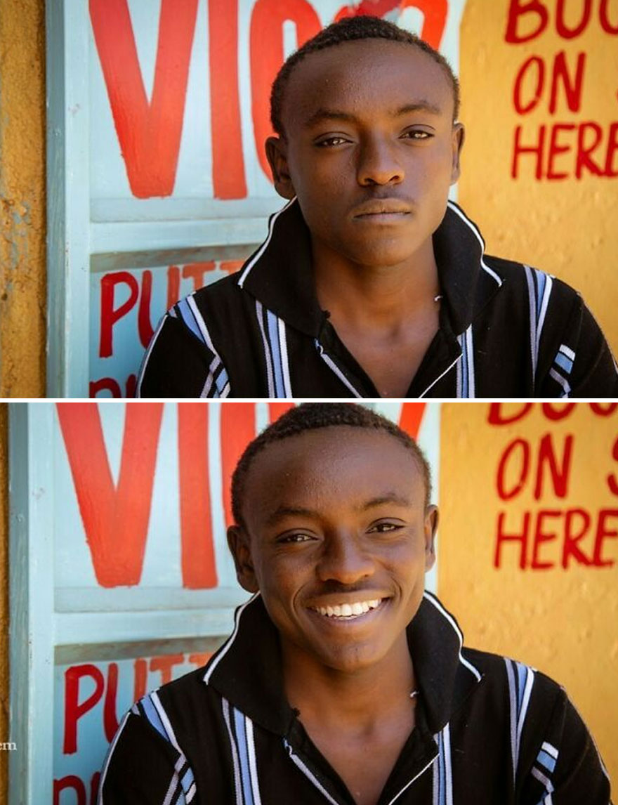 He Was Sitting Outside A Shop One Afternoon As I Explored The The Vibrant And Colorful Shops And Homes On The Outskirts Of Nairobi, Kenya... So I Asked Him To Smile