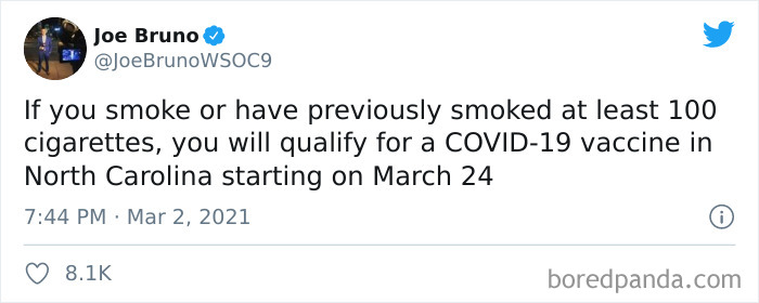 Want To Get The Covid Vaccine In NC Sooner? You Have 22 Days To Smoke 100 Cigarettes