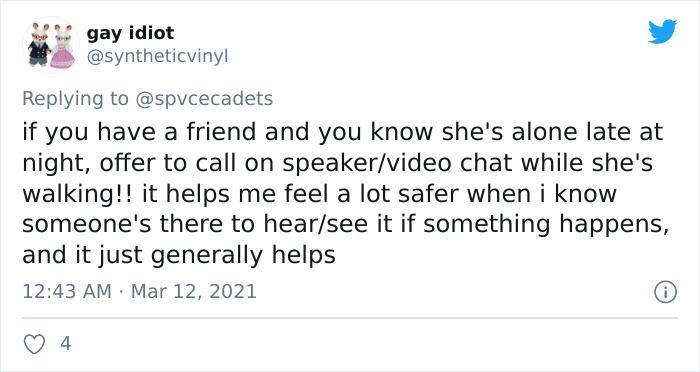 6 Simple Tips On How Men Can Help Women Feel Safer In Public And Other Situations Shared By A Twitter User