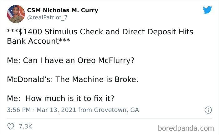 30 Of The Most Sarcastic And Funny Tweets That Show How People Are Gonna Spend All That Stimulus Check Money Bored Panda