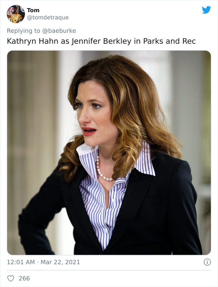 Jennifer Barkley, Portrayed By Kathryn Hahn, In Parks And Recreation (2009)