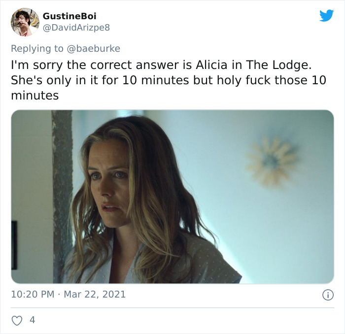 Laura Hall, Portrayed By Alicia Silverstone, In The Lodge (2019)