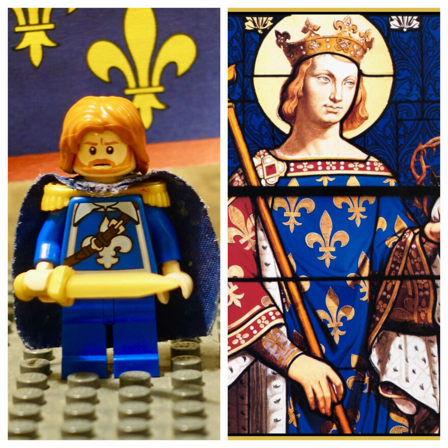 King Louis Ix Of France, LEGO And Actual