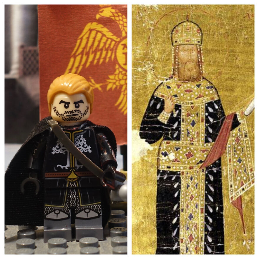 Emperor Andronikos II Palaiologos Of Byzantium, LEGO And Actual