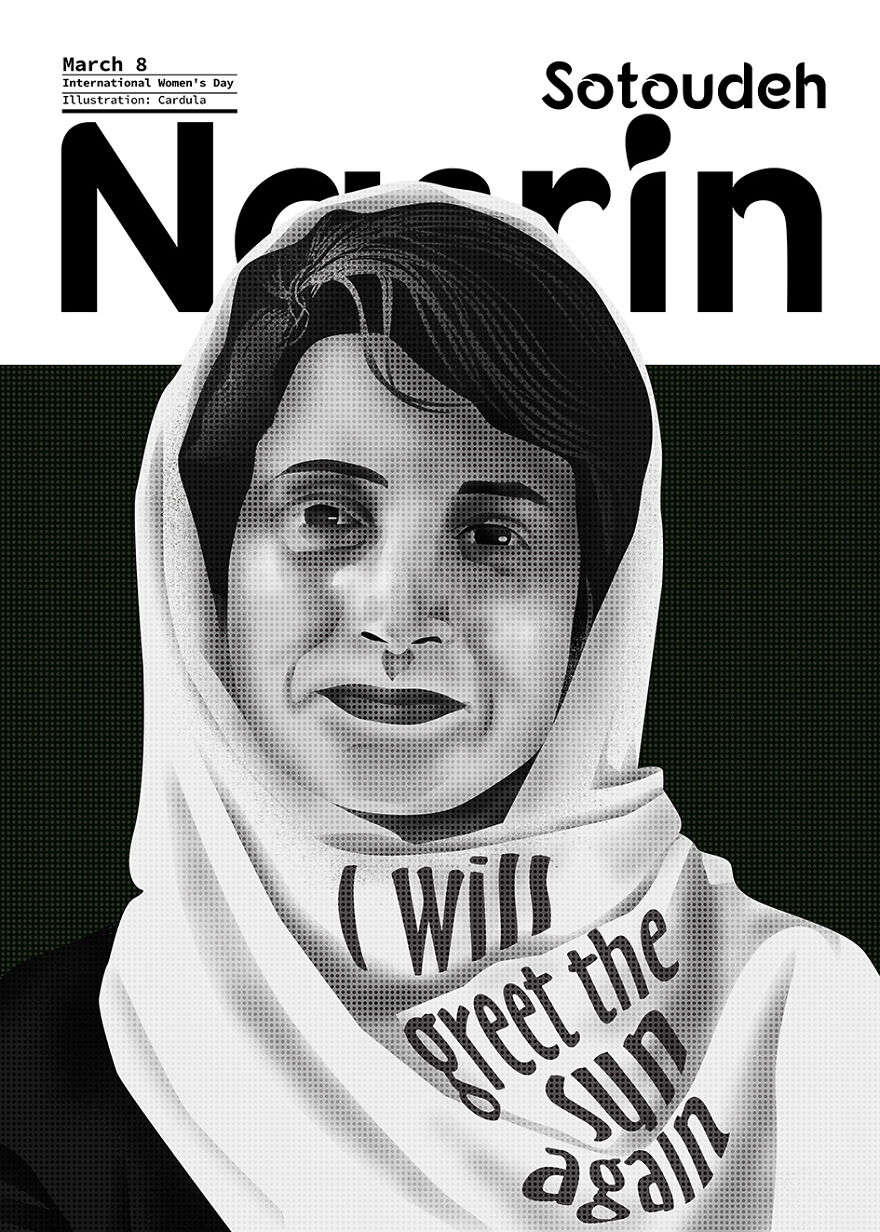 Nasrin Sotoudeh (1963) Is A Human Rights Lawyer In Iran