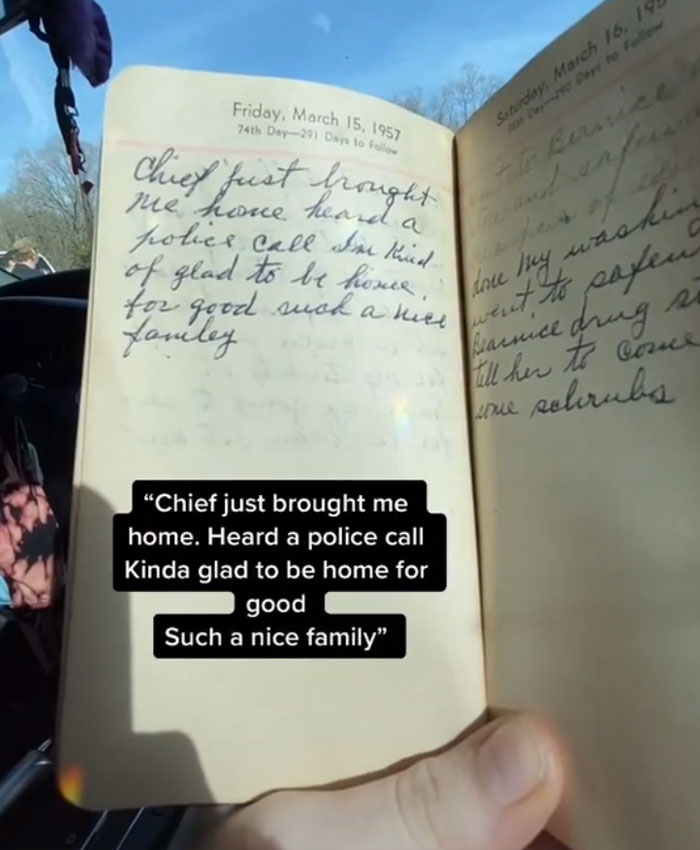 Diary From 1957 Found In Thrift Store Shows What A Housewife’s Life Was Like Back Then (Updated)