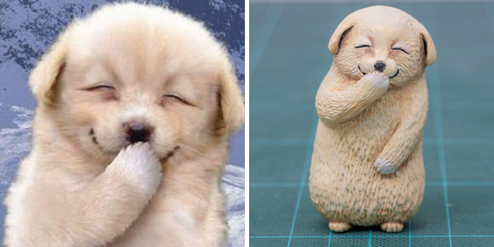 Japanese Artist Turns Hilarious Animal Moments Into Sculptures, And The Result Makes Them Even Funnier (30 New Pics)