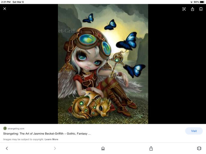 One Of Jasmine Becket-Griffith’s Strangelings