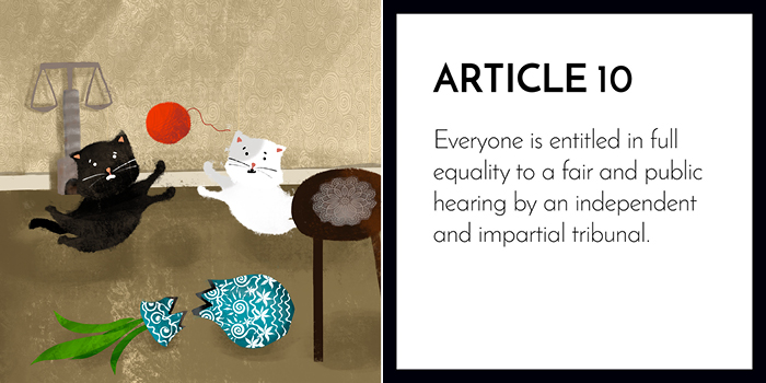 Article 10: Everyone Is Entitled In Full Equality To A Public Hearing