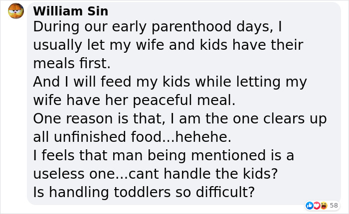 Woman Shares How Moms Finish Eating Last Due To The Additional Work They Have To Do After Seeing This Husband Get Fed Up