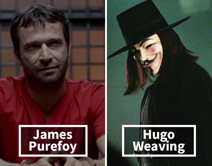 James Purefoy fue sustituido por Hugo Weaving en V De Vendetta