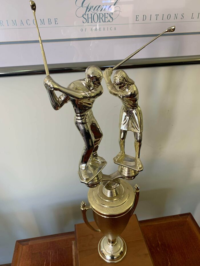 Is This Trophy For Golf, Or Assault?