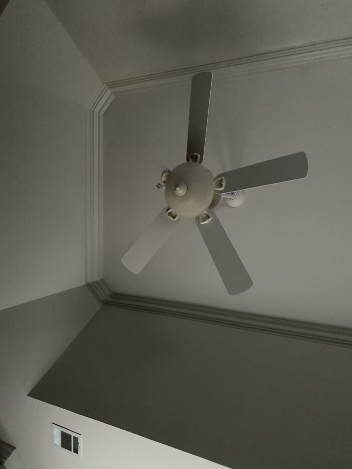 The Way The Fifth Fan Panel Blends Into The Ceiling