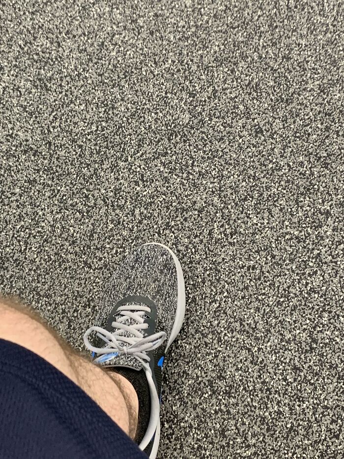 My Sneaker Matches My Gym's Floor
